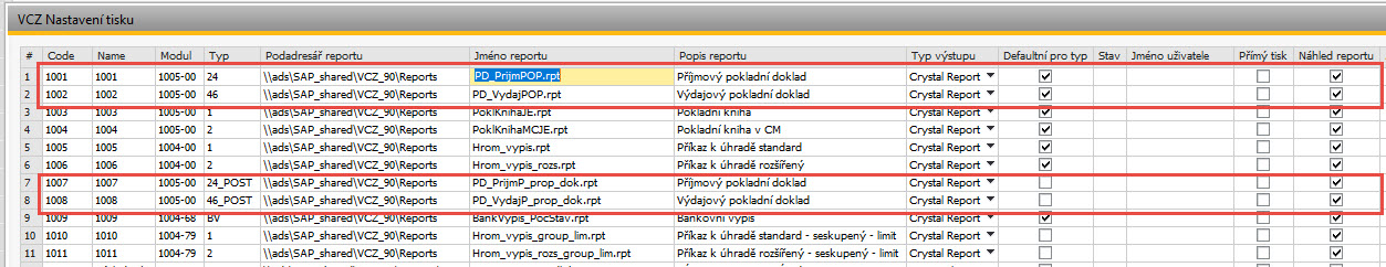 vcz-printrpt-setp