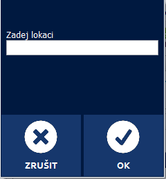 Zadani lokace